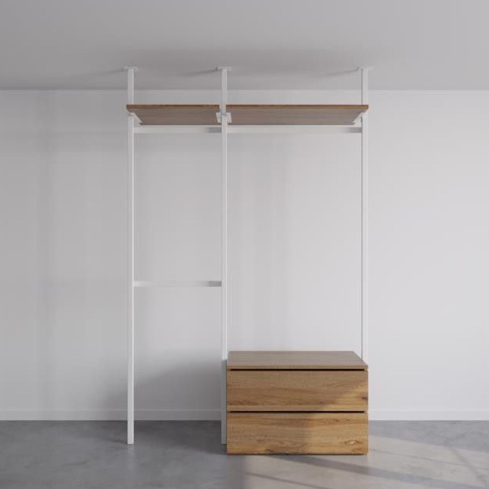 The Sophisticated LBD | Ceiling Fixed Wardrobe gallery detail image