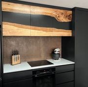 Kitchen Overhead Doors — Old English Oak Epoxy gallery detail image