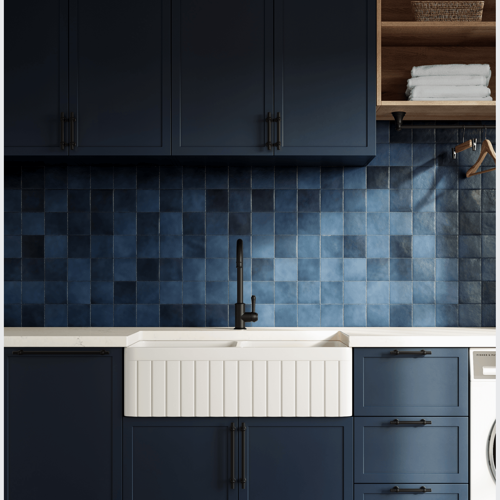 Kingsley Adjustable Cabinetry Pull 250mm | Matte Black gallery detail image