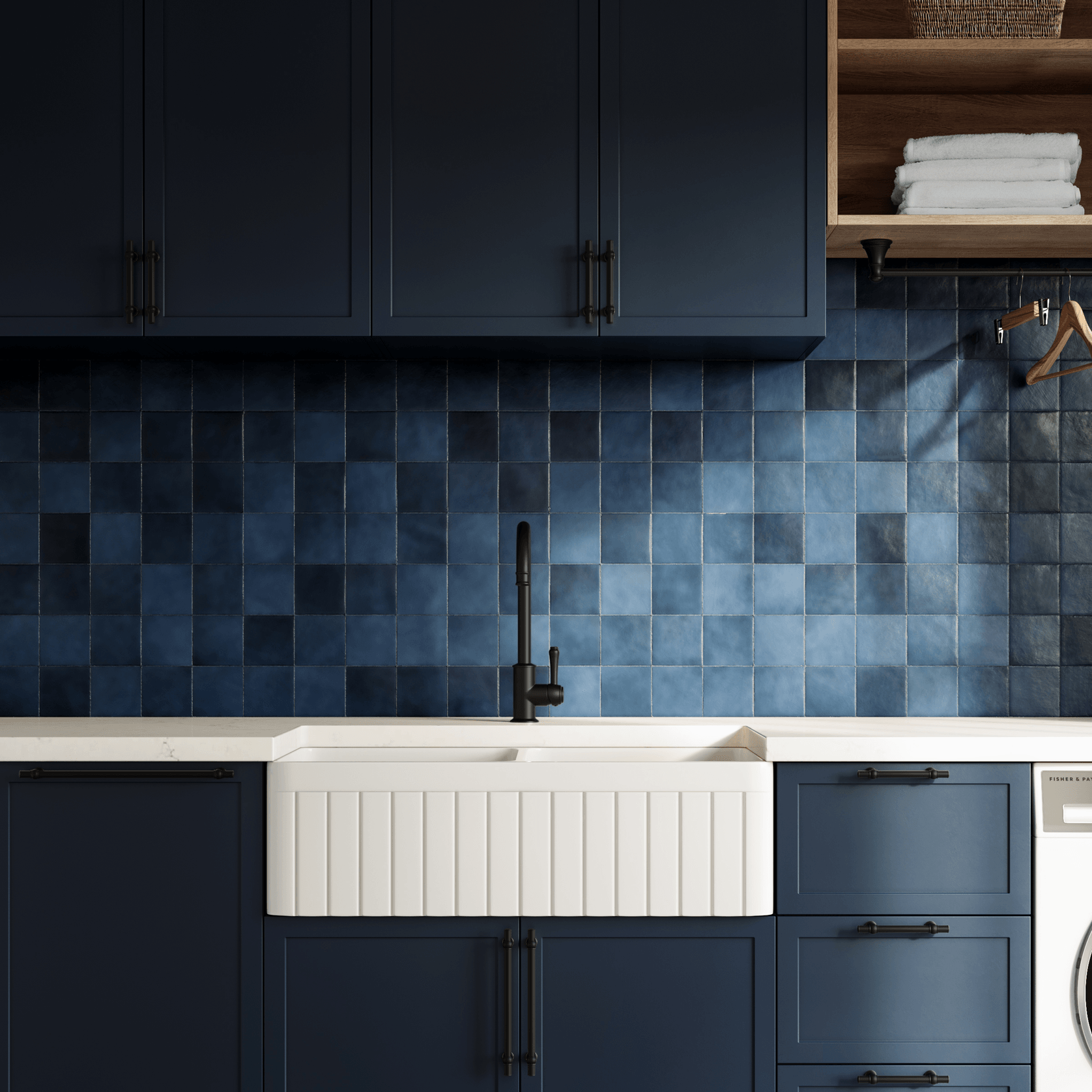 Kingsley Adjustable Cabinetry Pull 250mm | Matte Black gallery detail image