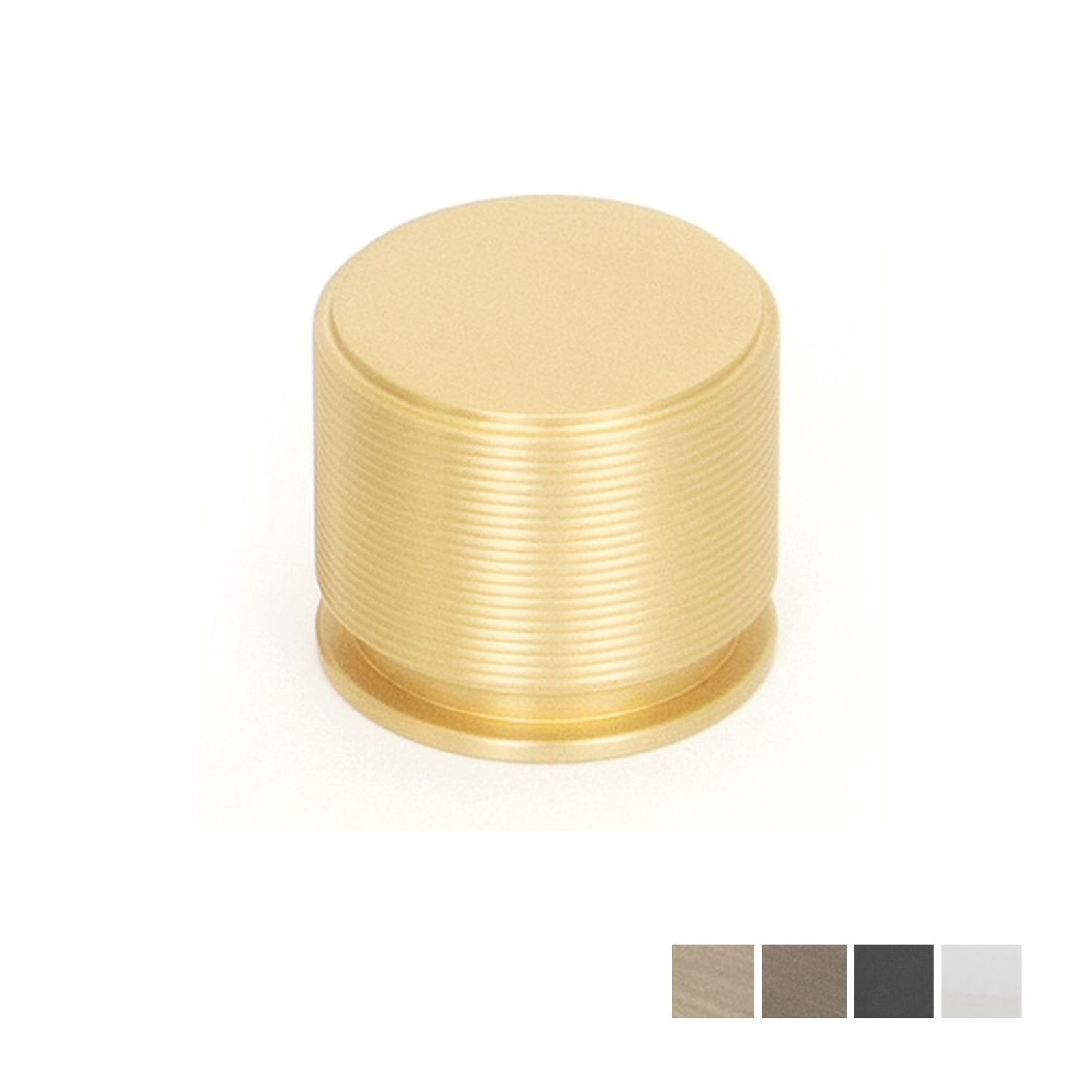 Momo Sussex Solid Brass Cabinet Lined Knob 35mm gallery detail image