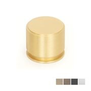Momo Sussex Solid Brass Cabinet Lined Knob 35mm gallery detail image