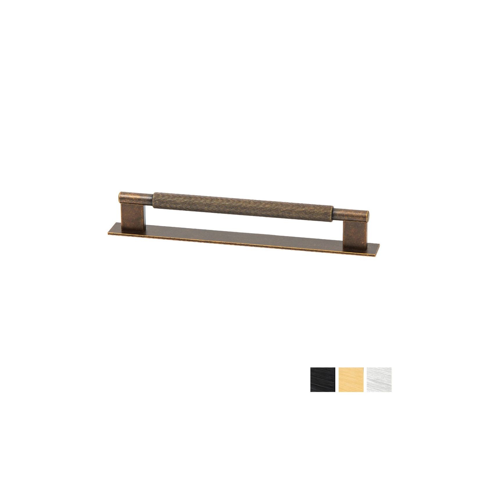 Momo Arpa Cabinet D Handle and Backplate gallery detail image