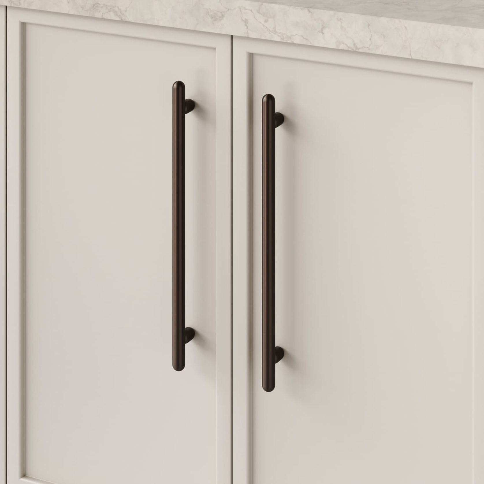 Puerto Cabinet Pull | Brushed Gold PVD | CTC 450mm gallery detail image