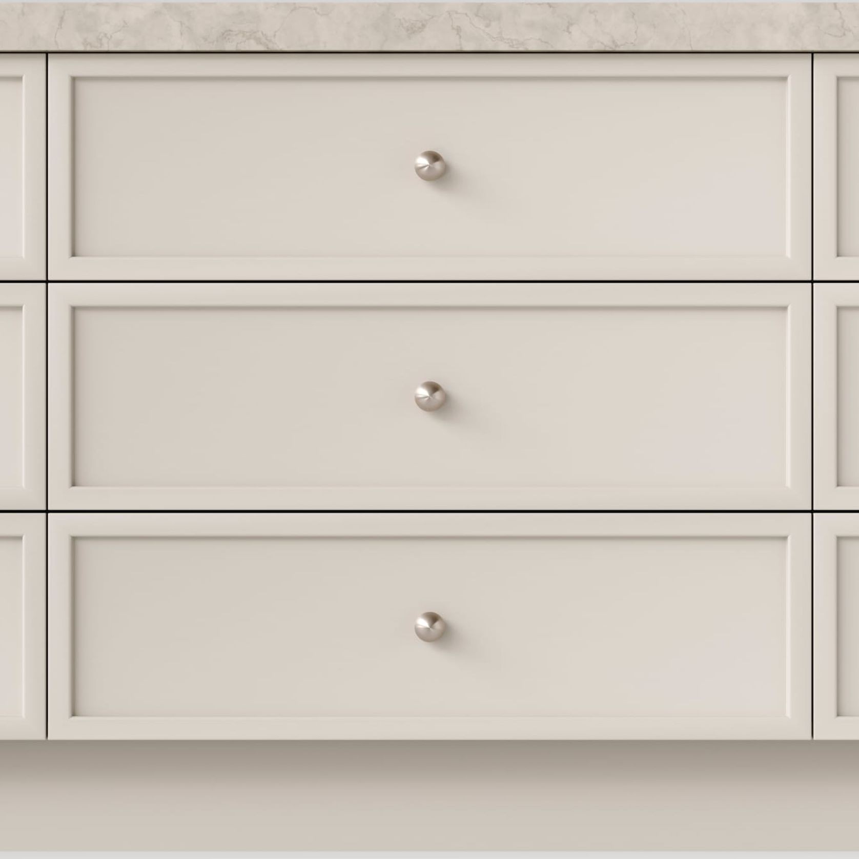 Puerto Cupboard Knob | Satin Nickel gallery detail image