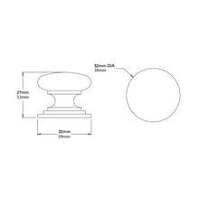 Iver Sarlat Cupboard Knob Handle gallery detail image