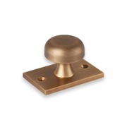 Armac Martin - Washwood Cabinet Knob with Backplate gallery detail image