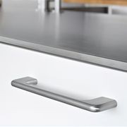 Furnipart Doppia Inox Look Aluminium 128mm gallery detail image