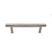 Brushed Nickel Knurled Drawer Pull - Charmian gallery detail image