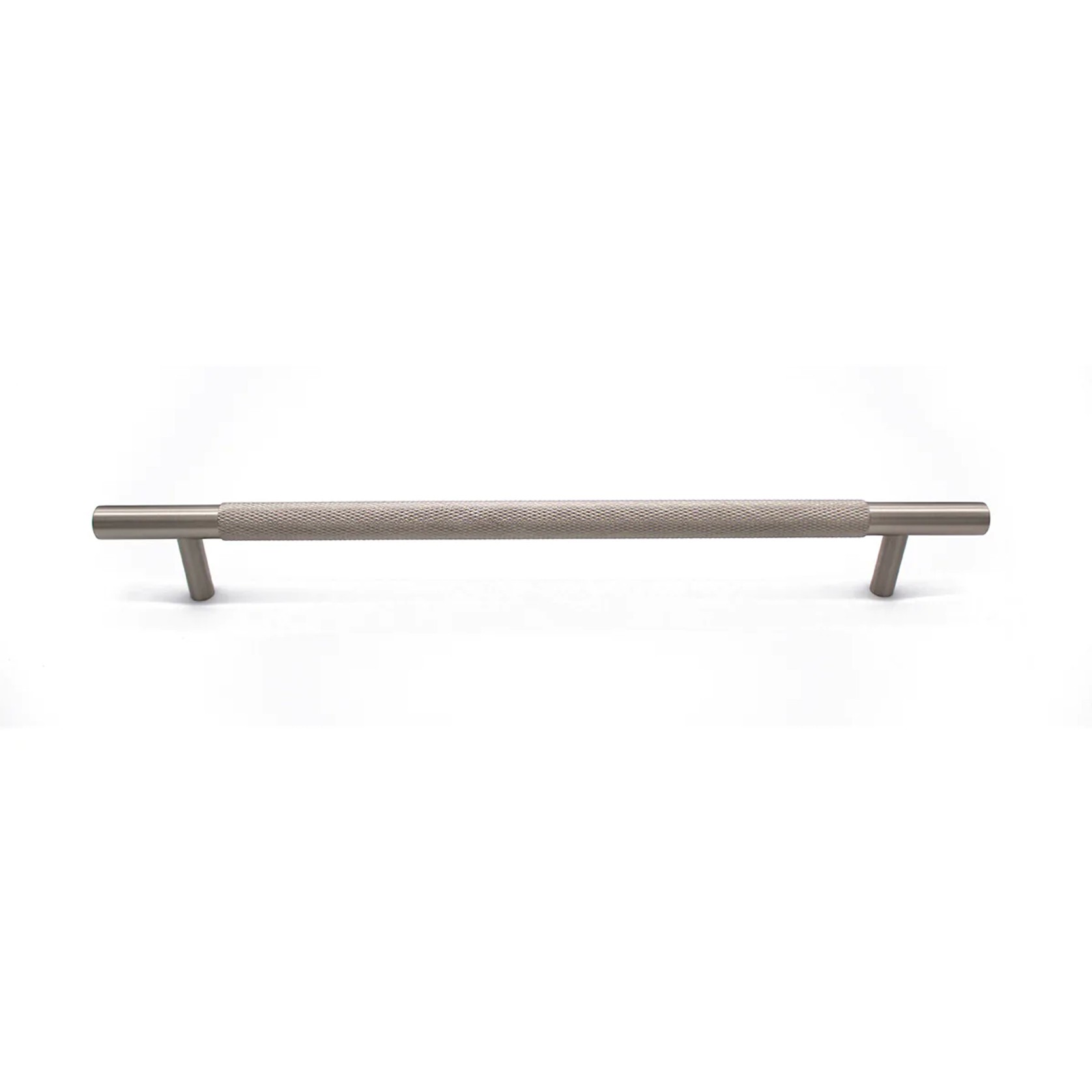 Brushed Nickel Knurled Drawer Pull - Charmian gallery detail image