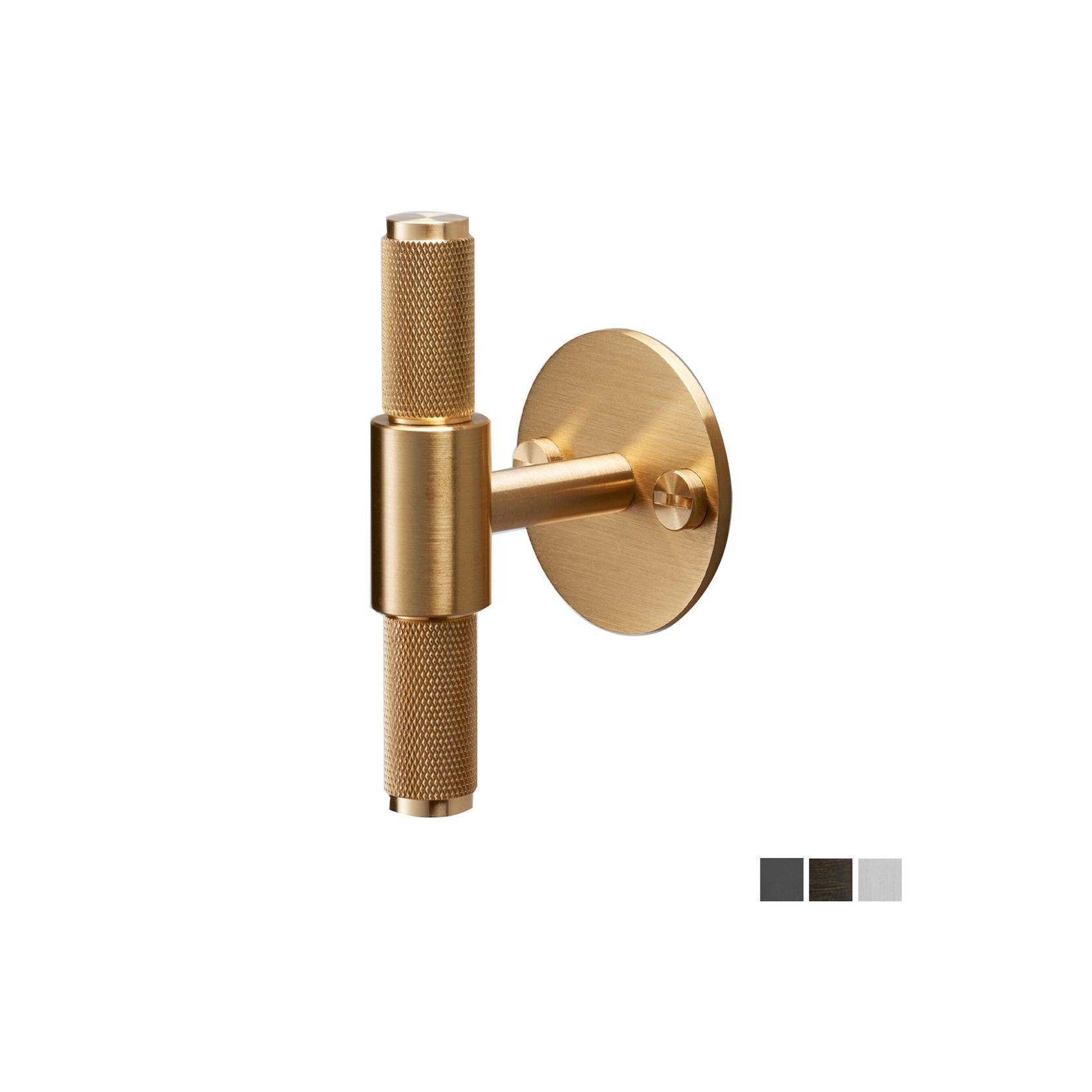 Buster and Punch Cabinet T-Bar Handle on Plate gallery detail image