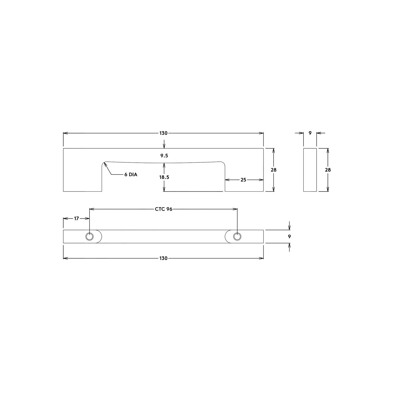 Iver Cali Cabinet Pull Handle gallery detail image