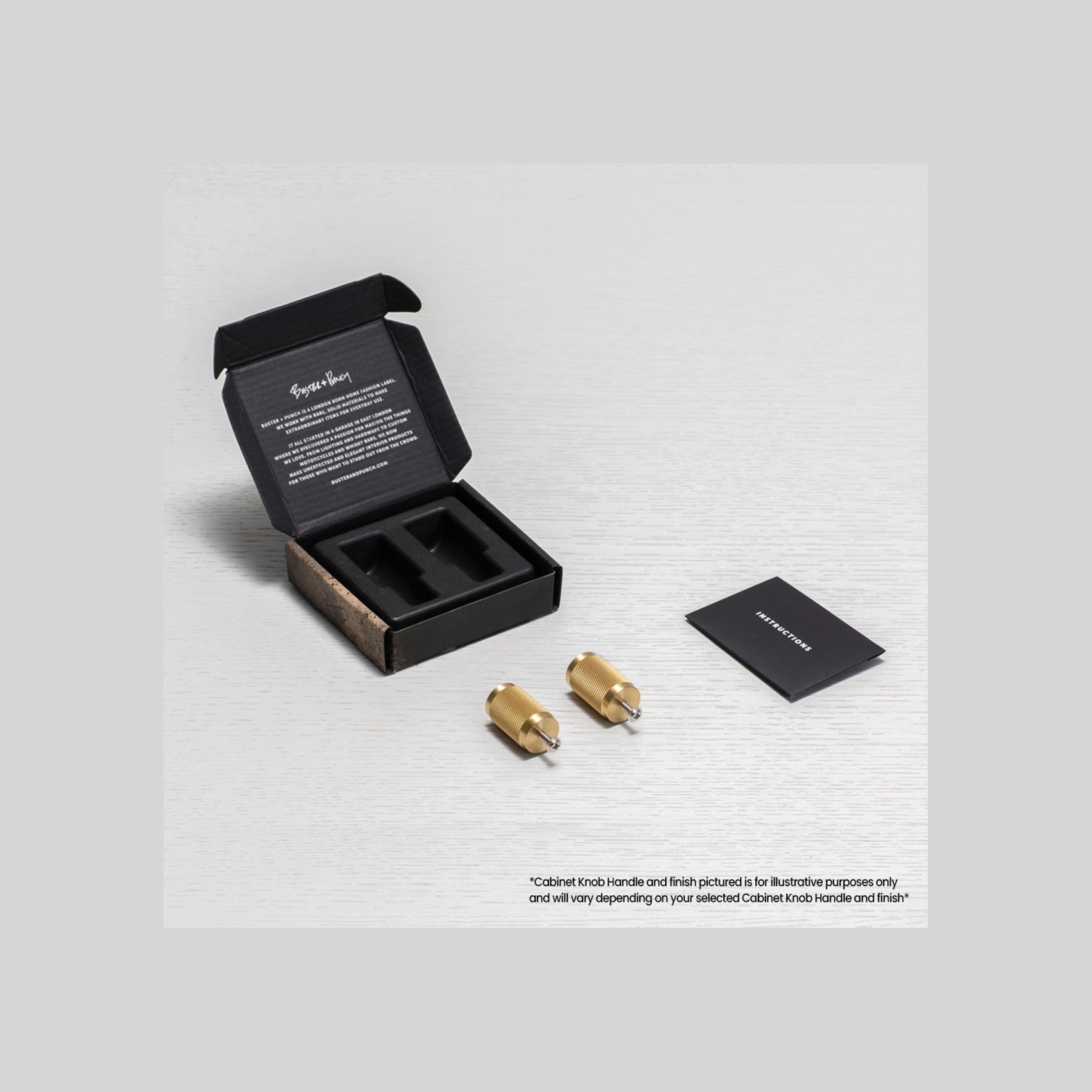 Buster and Punch Cabinet Knurled Furniture Knob gallery detail image