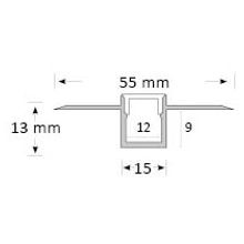 TL024 Bendable LED Profile for Arches & Curved Ceilings gallery detail image