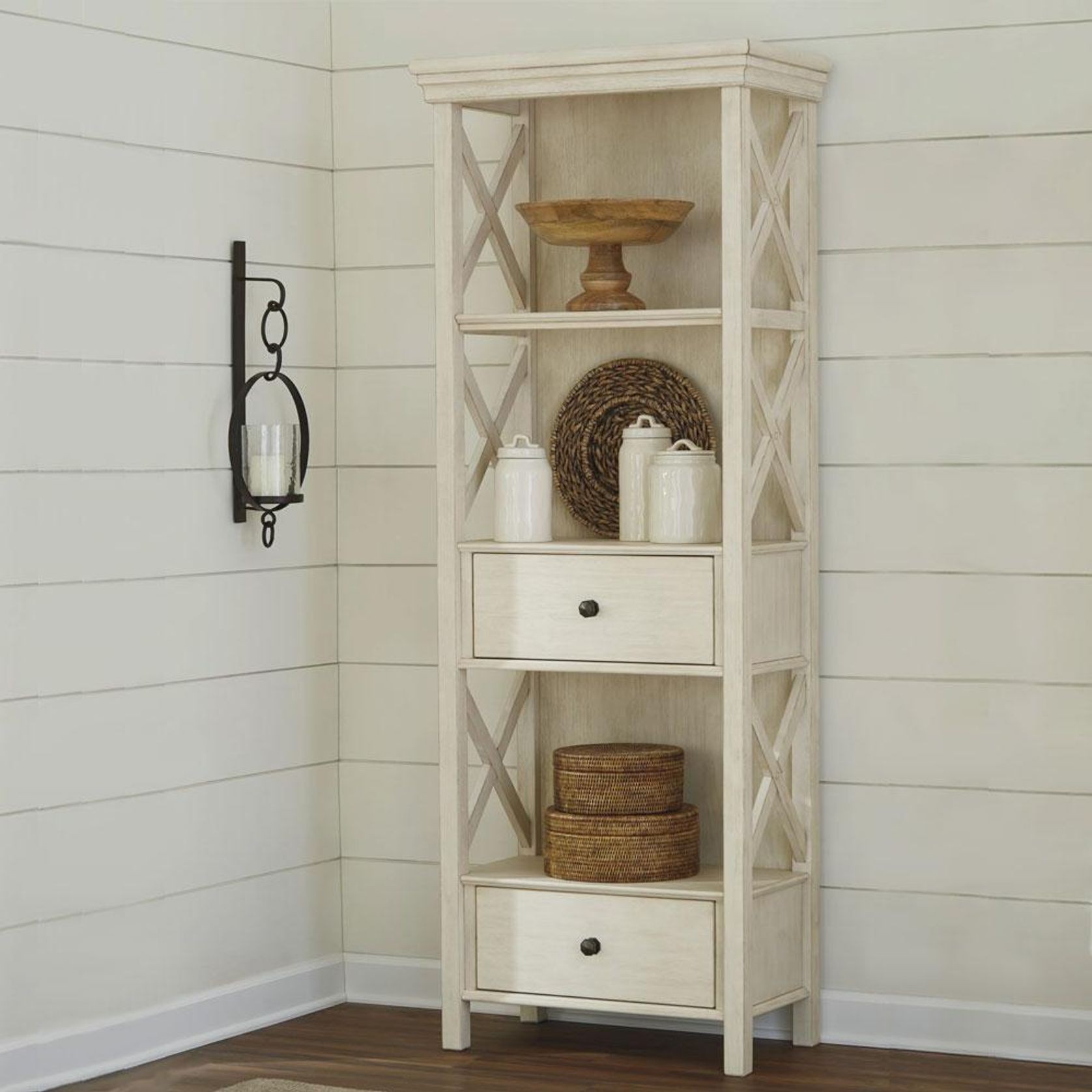 Abbey Timber Indoor Display Cabinet with Drawers gallery detail image