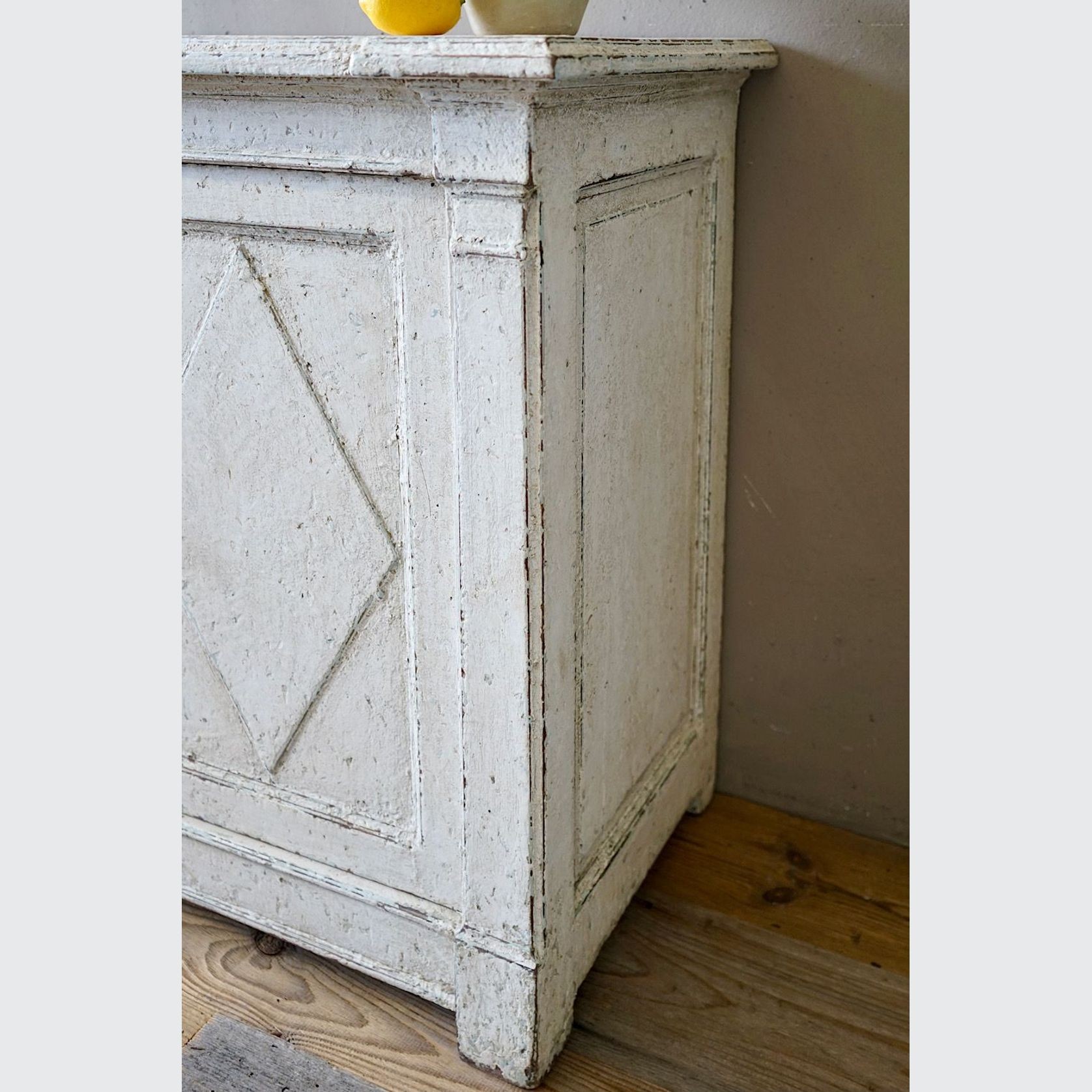 French Antique Painted Sideboard gallery detail image