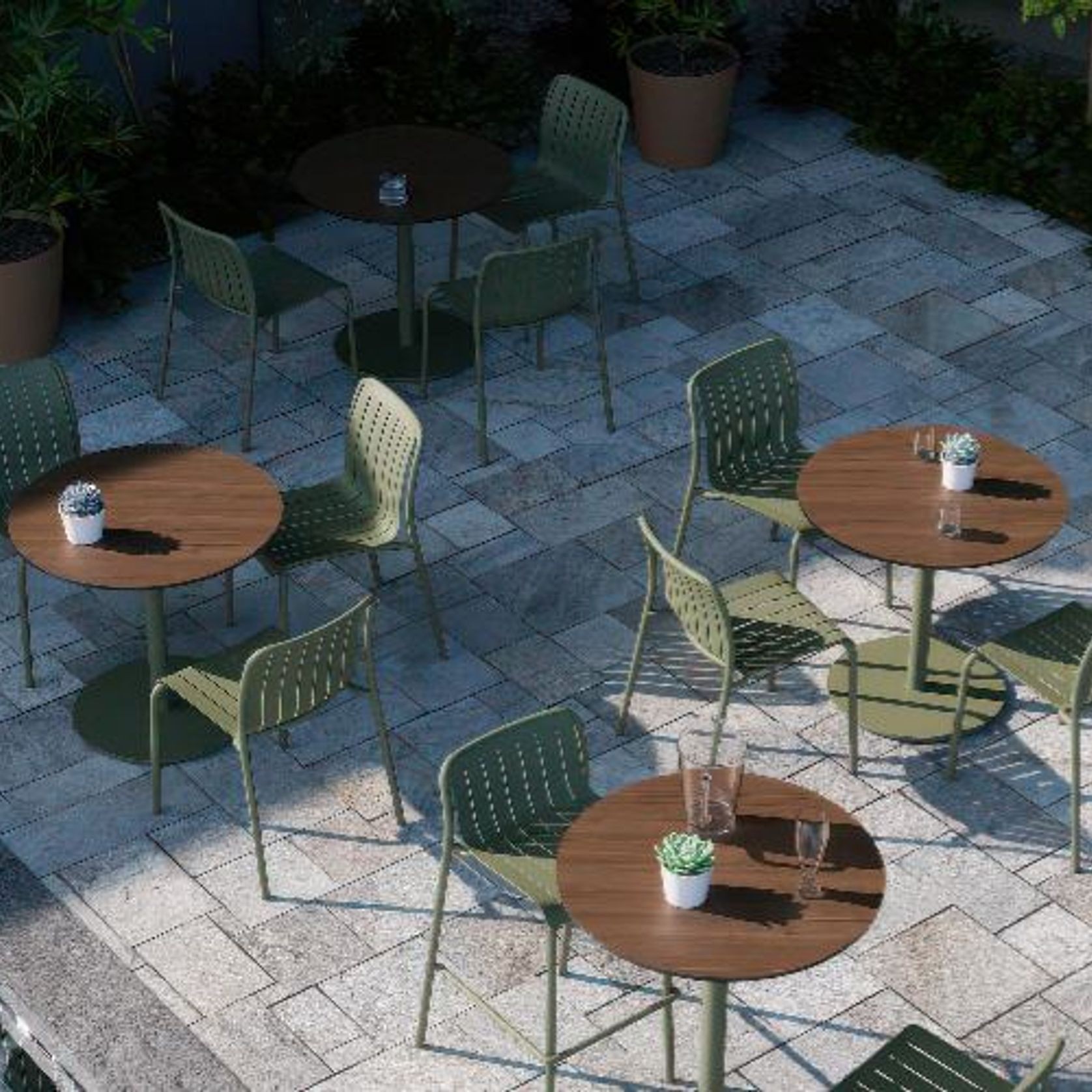 Roku Solara Outdoor Compact Laminate Cafe Table gallery detail image