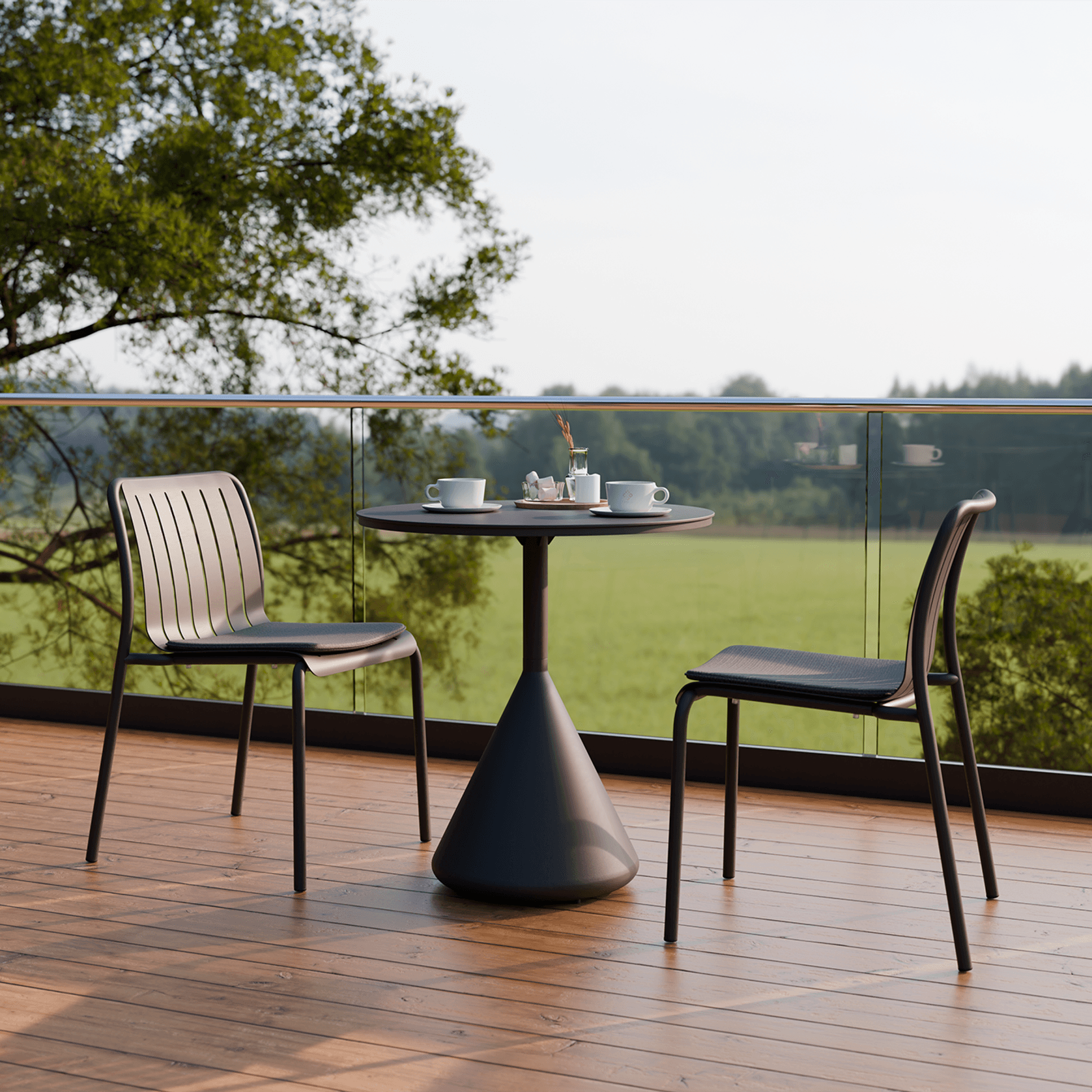 Kora Cafe Table Aluminium  - Outdoor gallery detail image