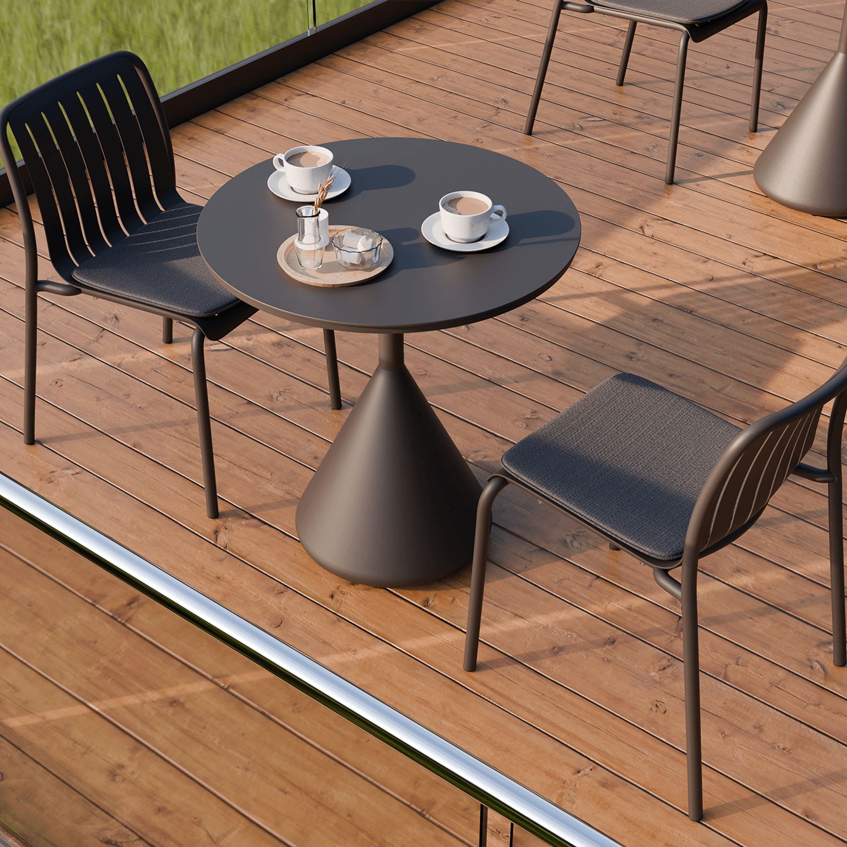 Kora Cafe Table Aluminium  - Outdoor gallery detail image