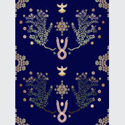 Emerald Garden Axminster Roll Carpet by Miranda Brown gallery detail image