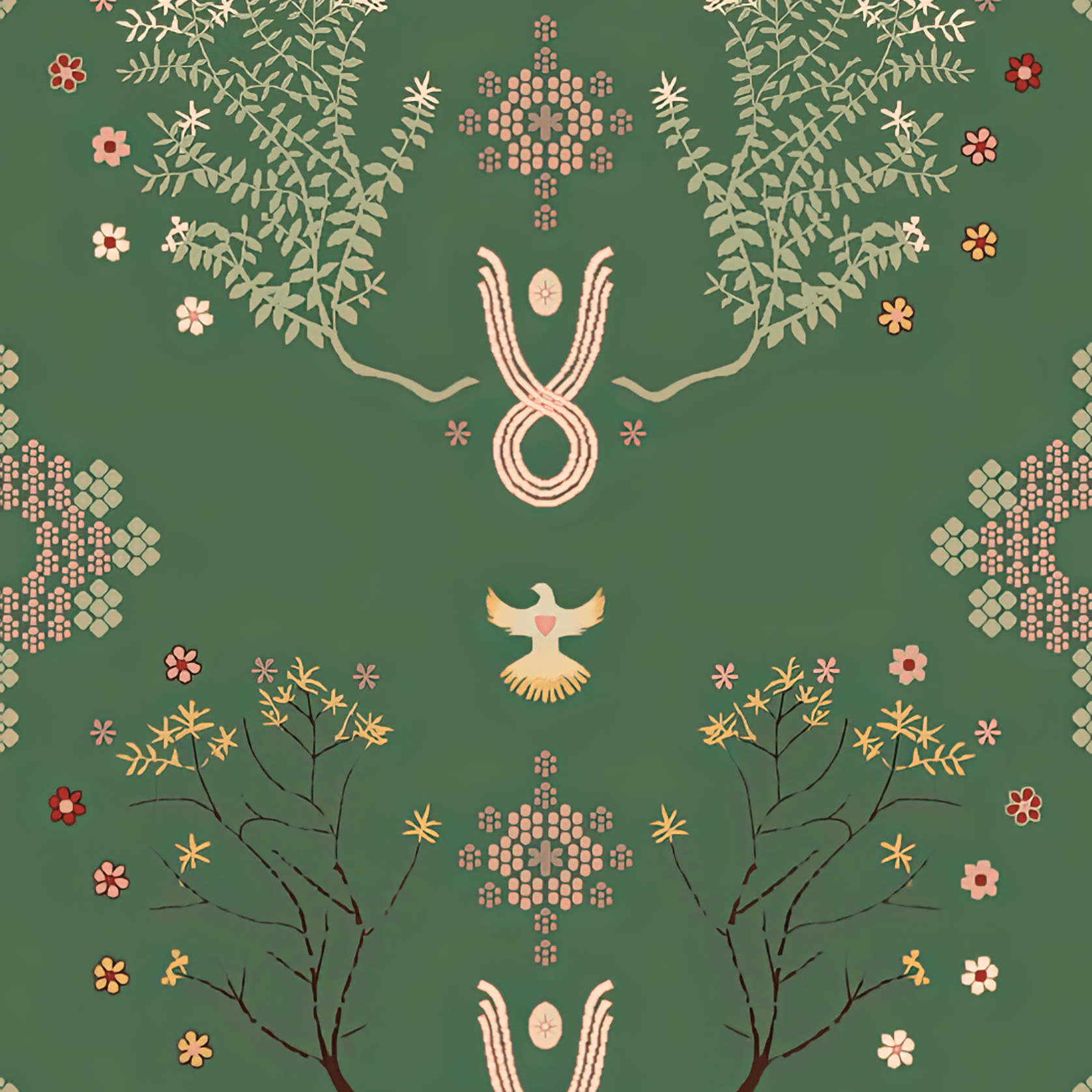 Emerald Garden Rugs by Miranda Brown gallery detail image