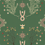 Emerald Garden Rugs by Miranda Brown gallery detail image