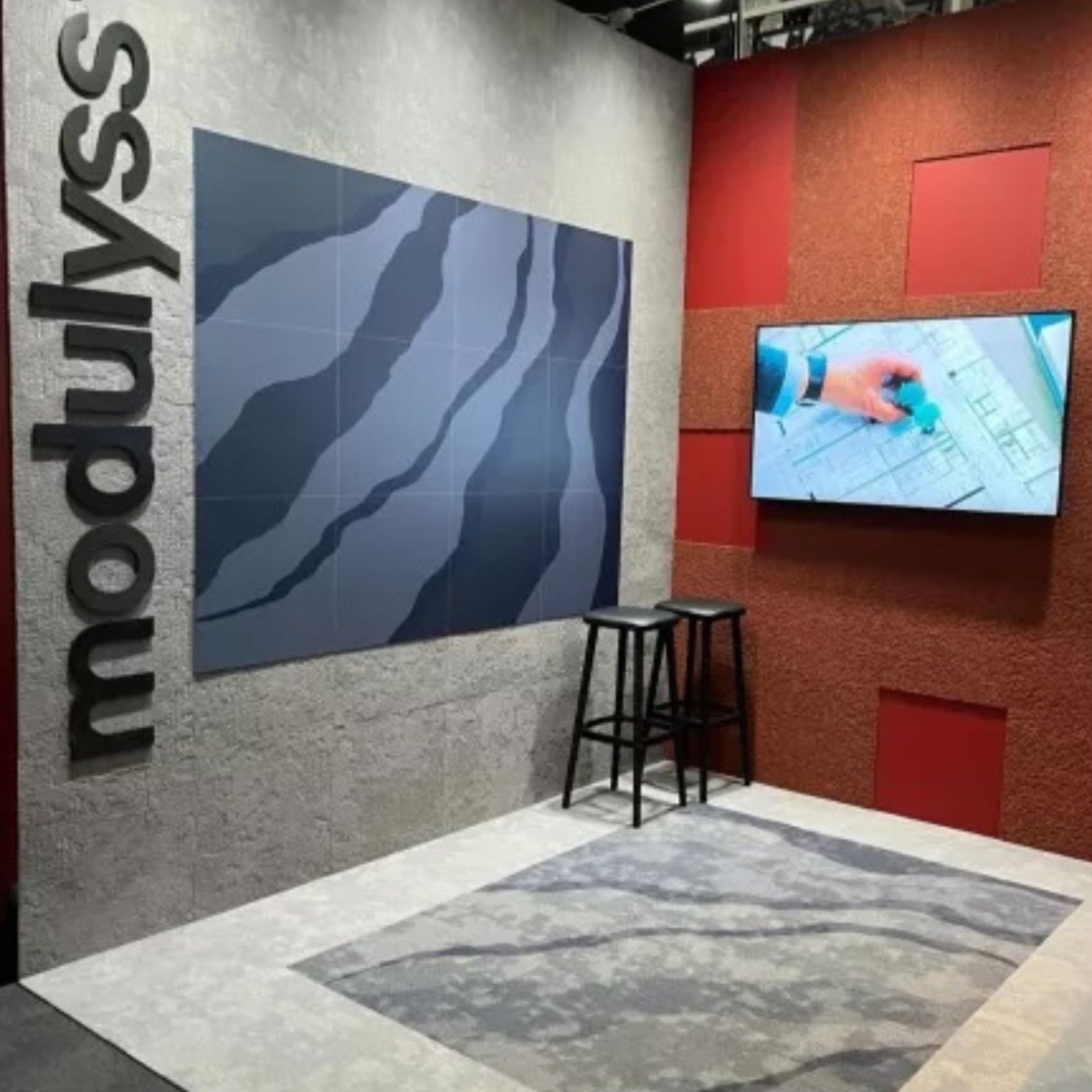 Custom Printed Carpet Tiles by Modulyss gallery detail image