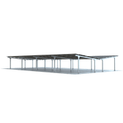 Modular Light Steel Commercial Solar Carport gallery detail image