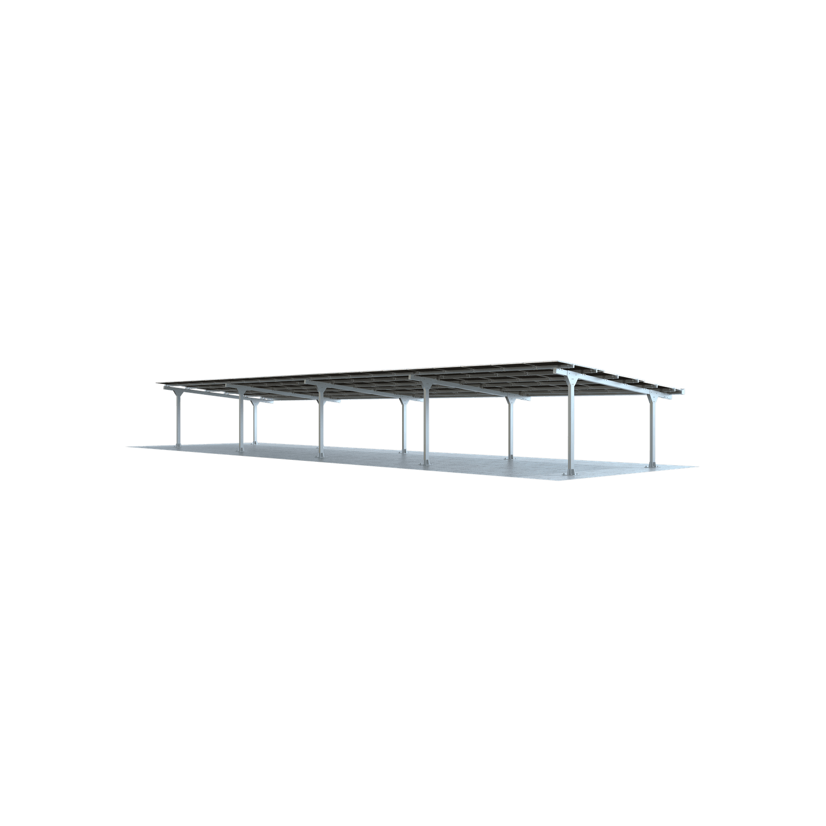 Modular Light Steel Commercial Solar Carport gallery detail image