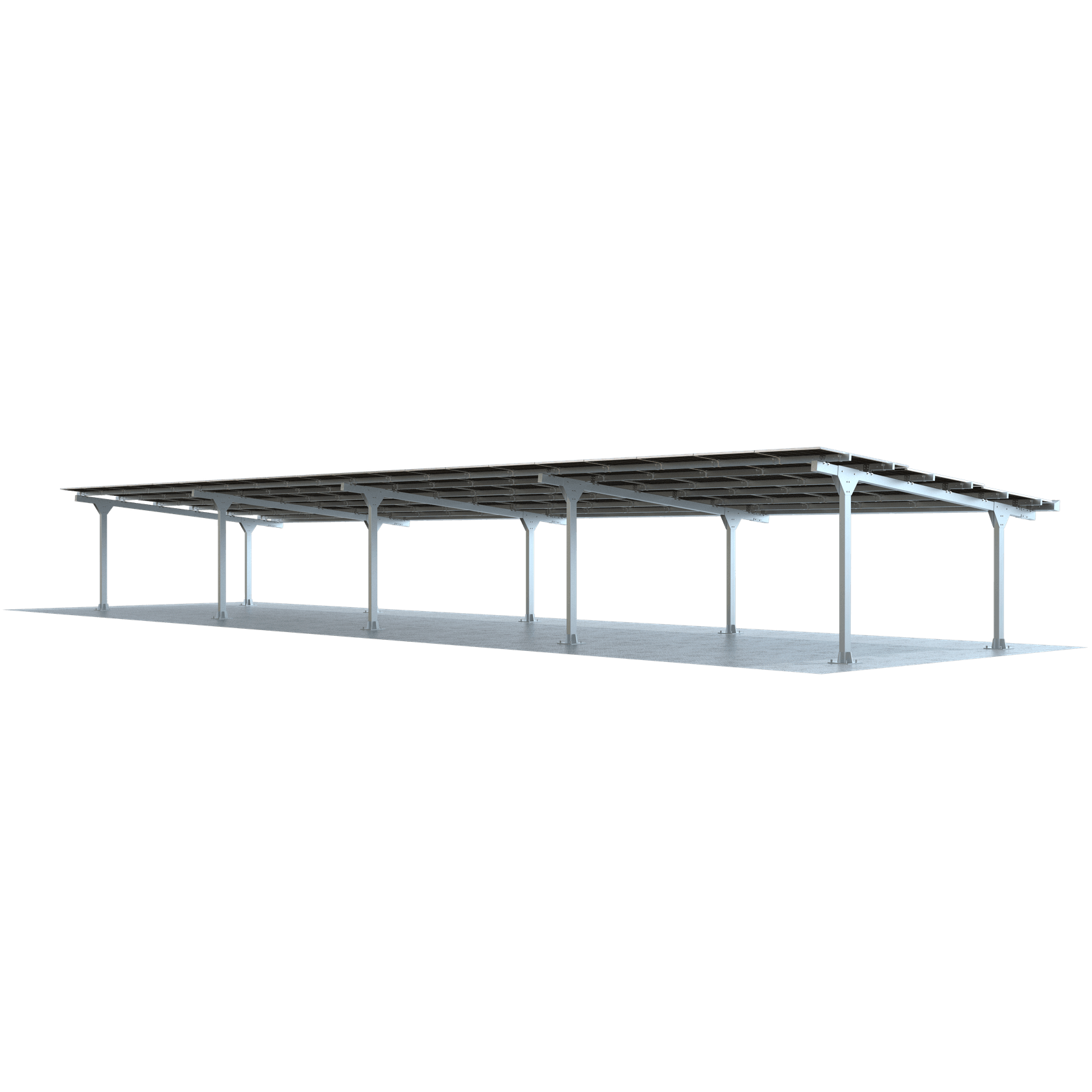 Modular Light Steel Commercial Solar Carport gallery detail image