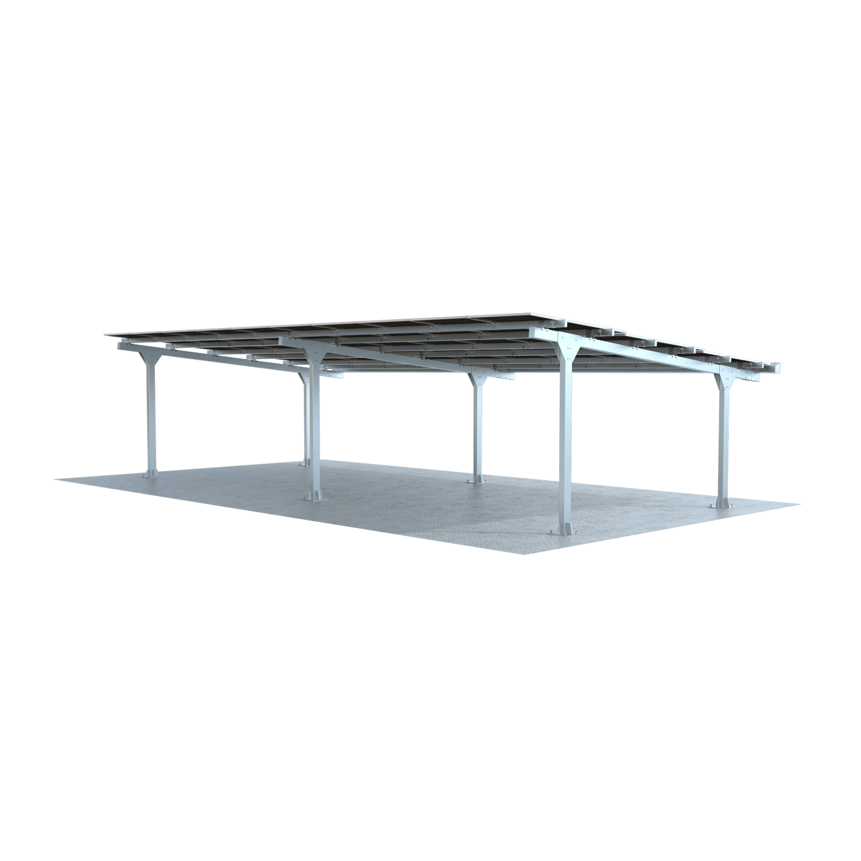 Modular Light Steel Commercial Solar Carport gallery detail image