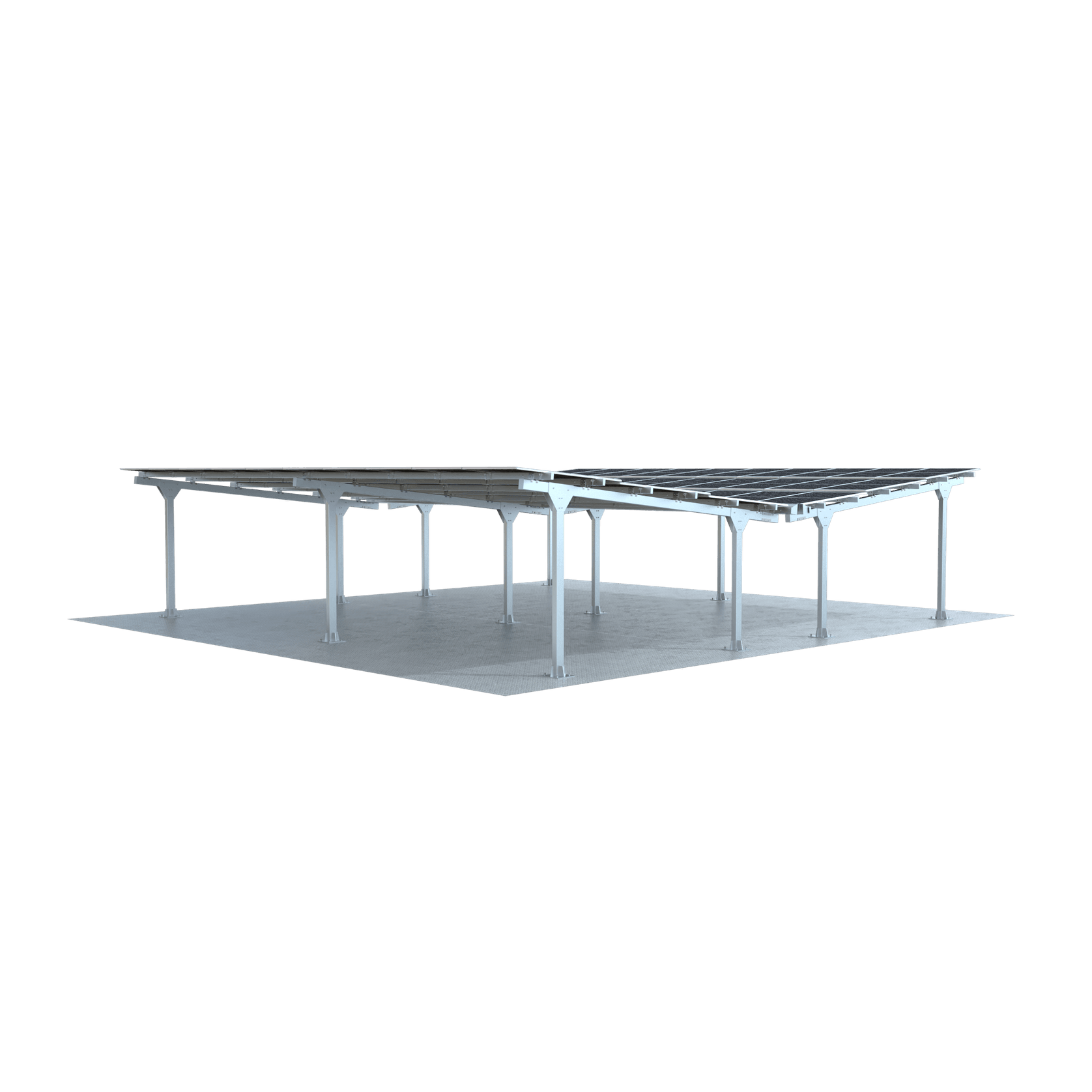 Modular Light Steel Commercial Solar Carport gallery detail image