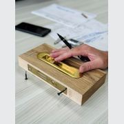 HB890 Brass Soft Edge Privacy Lock for Sliding Doors gallery detail image