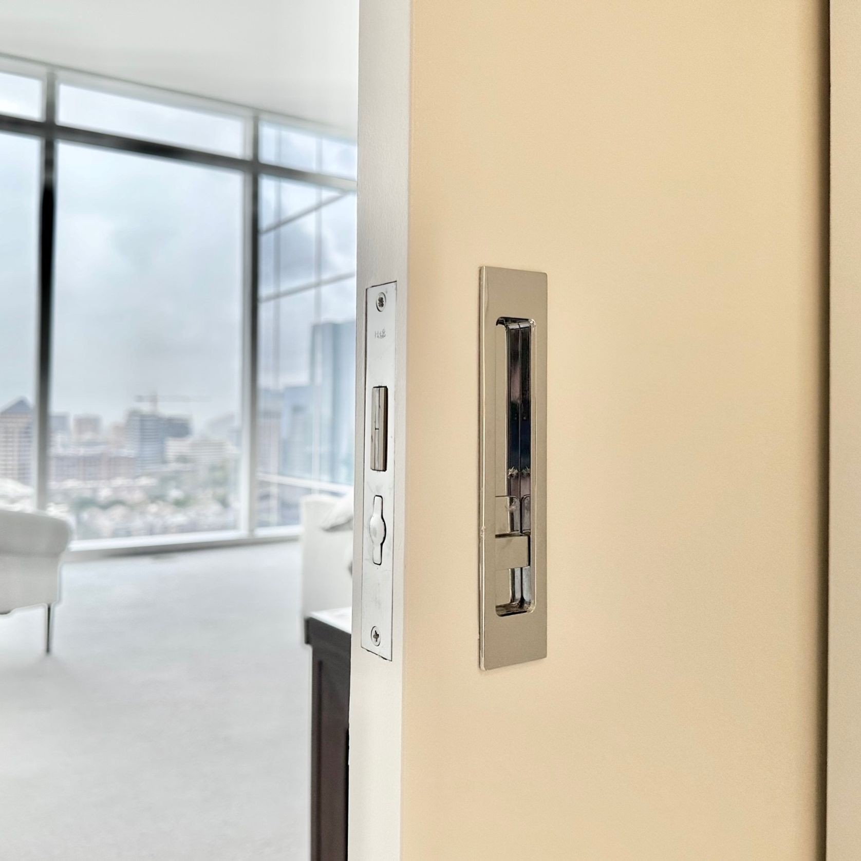 HB690 170mm Sliding Door Privacy Lock – 55mm Backset gallery detail image