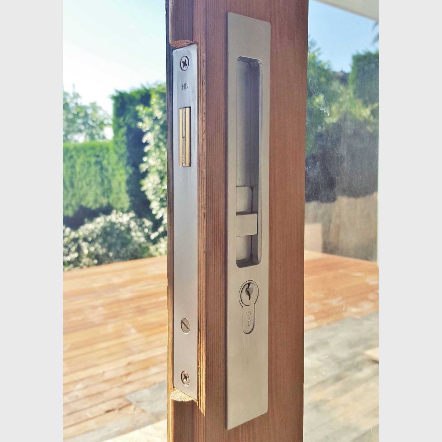 HB630 Series Sliding Door Lock 55mm Backset gallery detail image