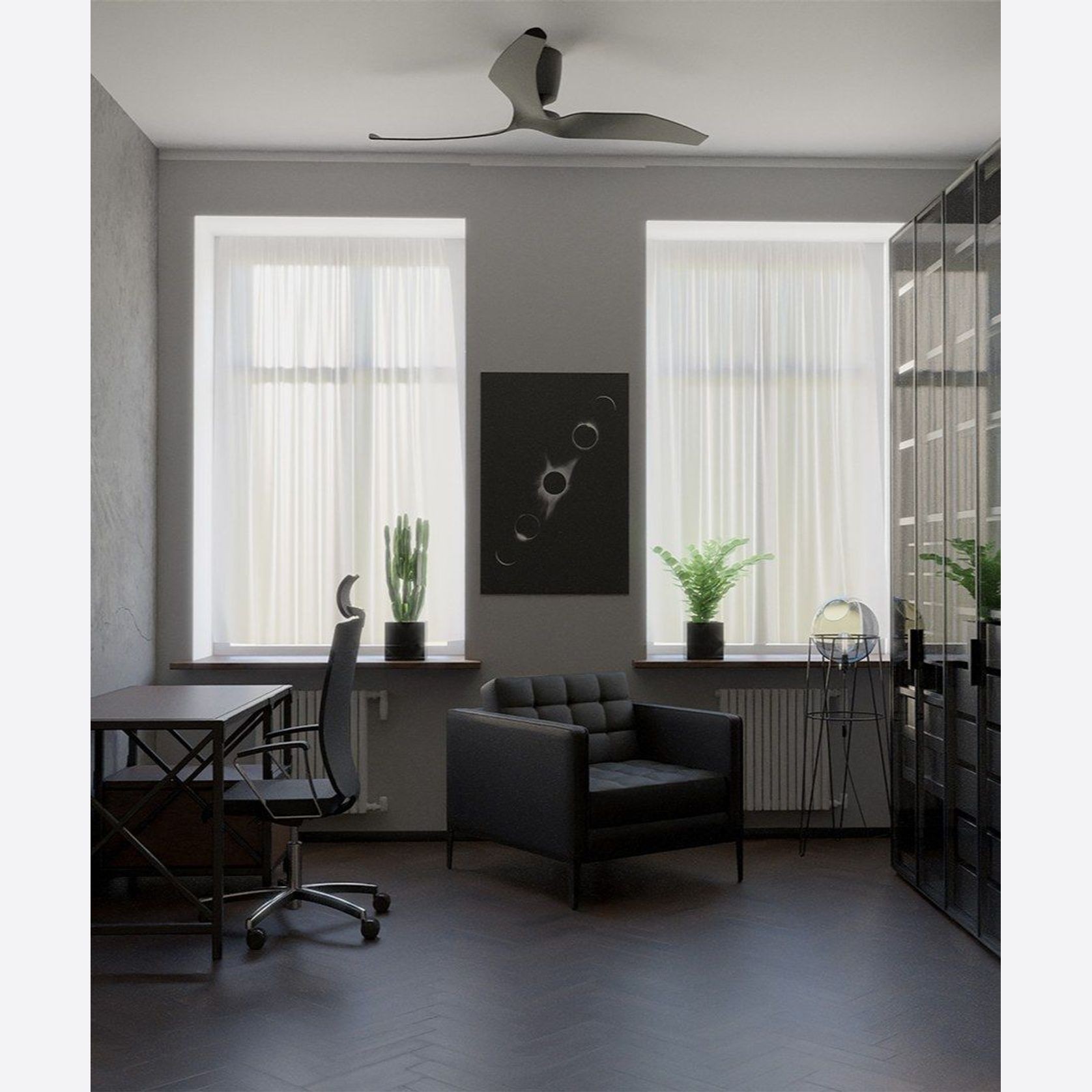 FR 3-Blade Designer Indoor Ceiling Fan gallery detail image