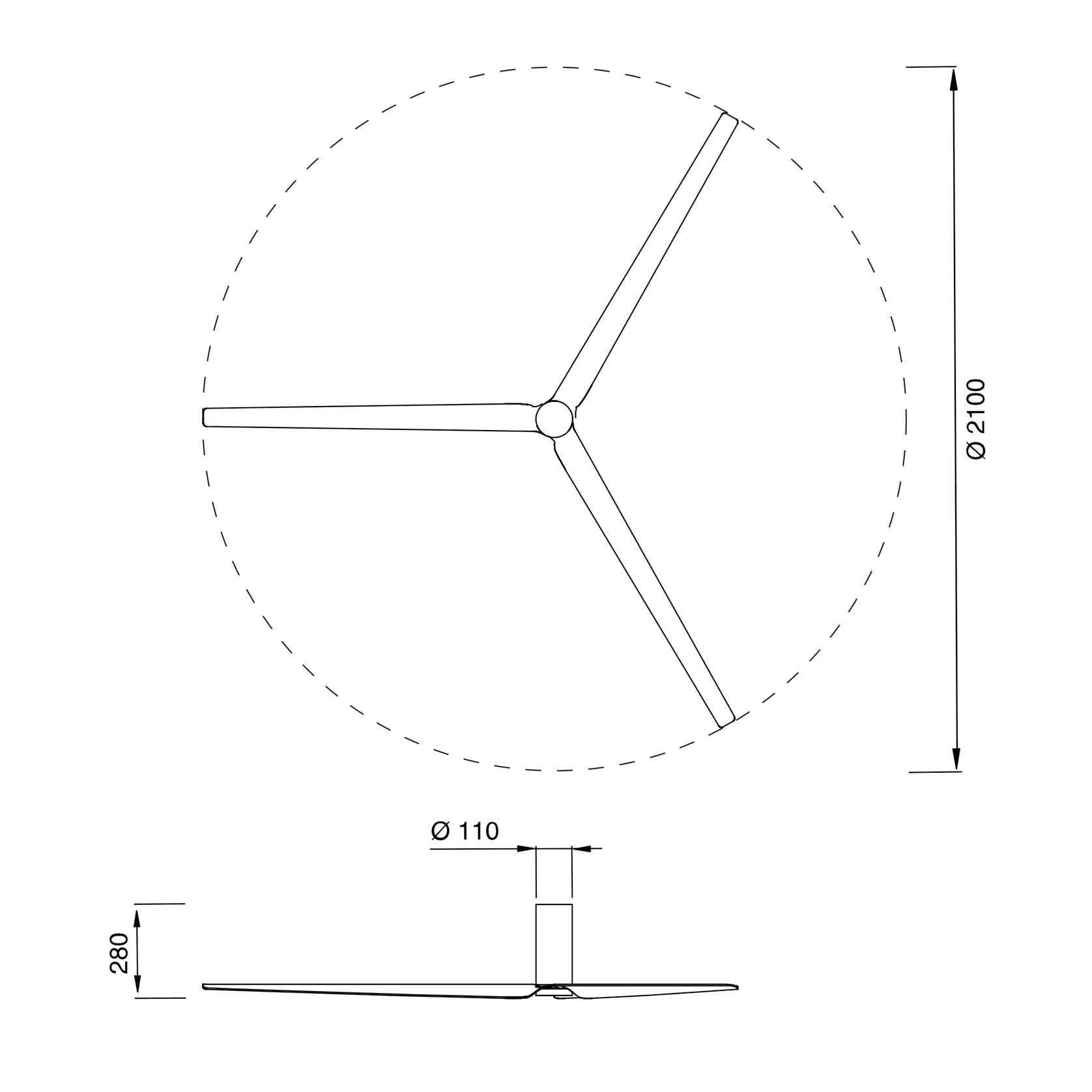 ARC Ceiling Fans by CEA gallery detail image
