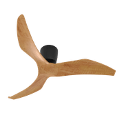 Aeratron FR Ceiling Fan - Black/Light Timber Finish gallery detail image