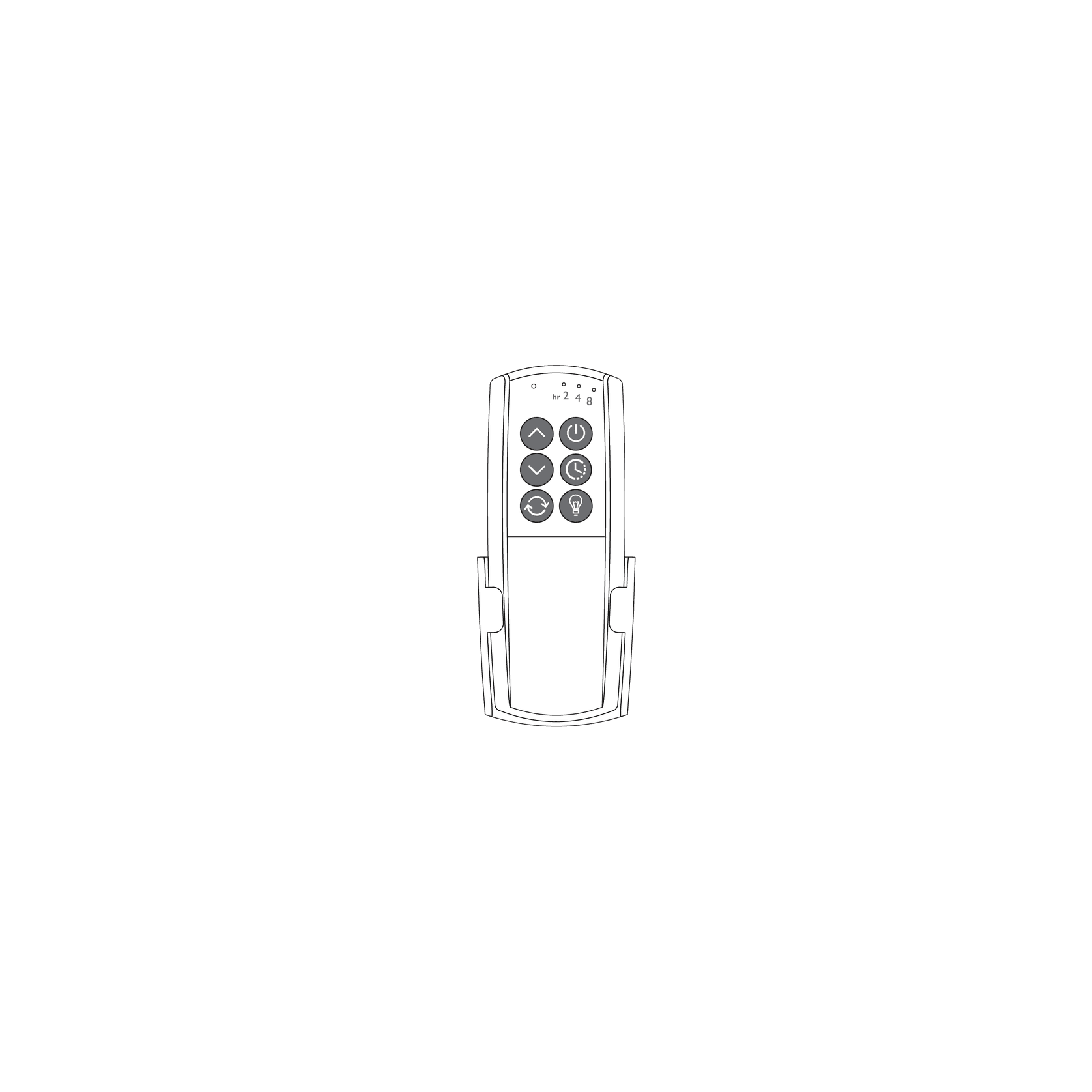 Aeratron FR Ceiling Fan - Black/Dark Timber Finish gallery detail image