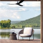 Milano SLIDER Ceiling Fan Junior Matt Black gallery detail image