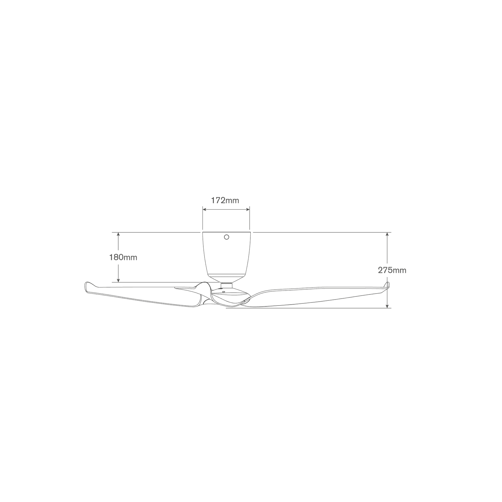 Aeratron FR Ceiling Fan - White gallery detail image