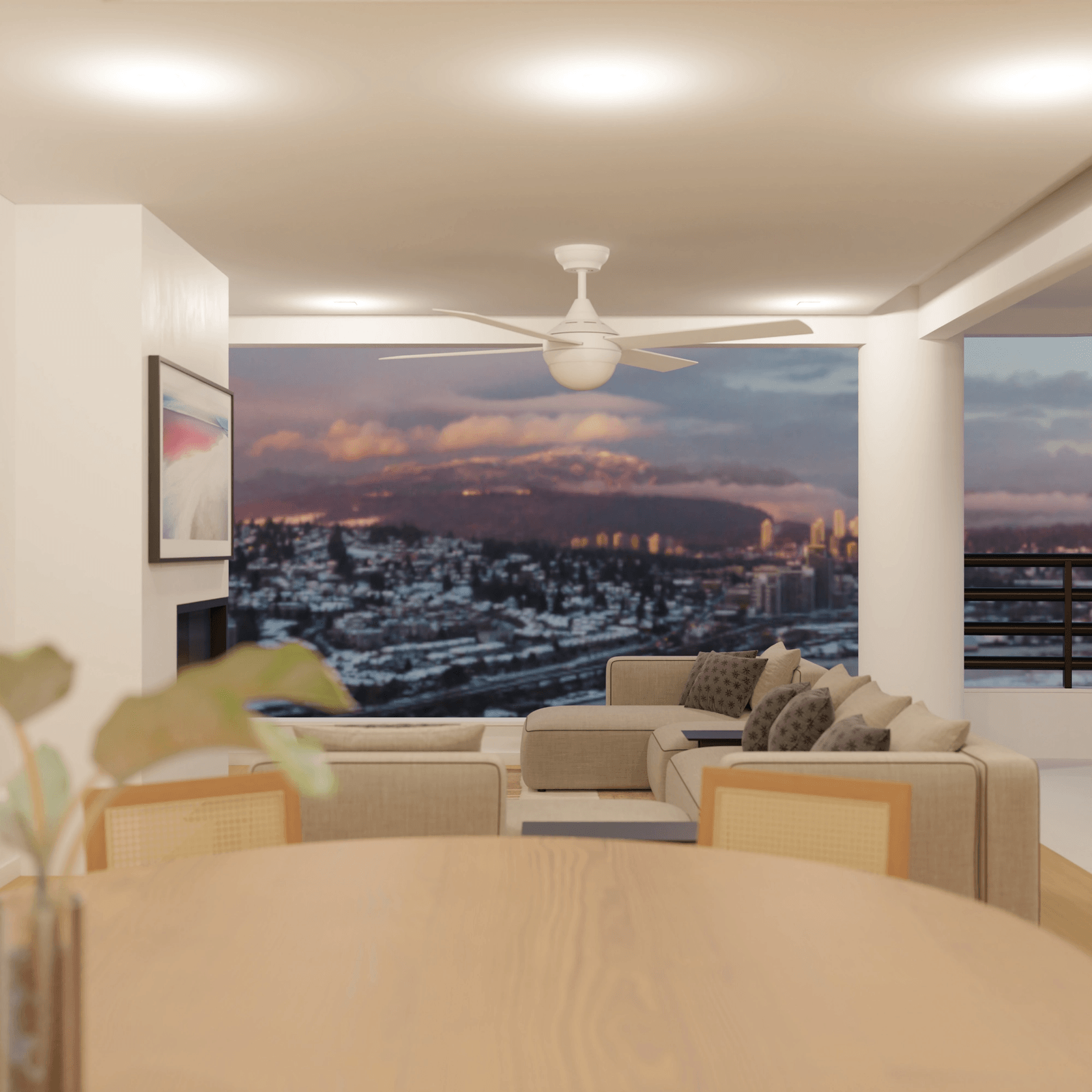 Kestrel Indoor/Outdoor 4-Blade Ceiling Fan gallery detail image