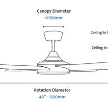 Breeze Silent DC Indoor/Outdoor Ceiling Fan gallery detail image