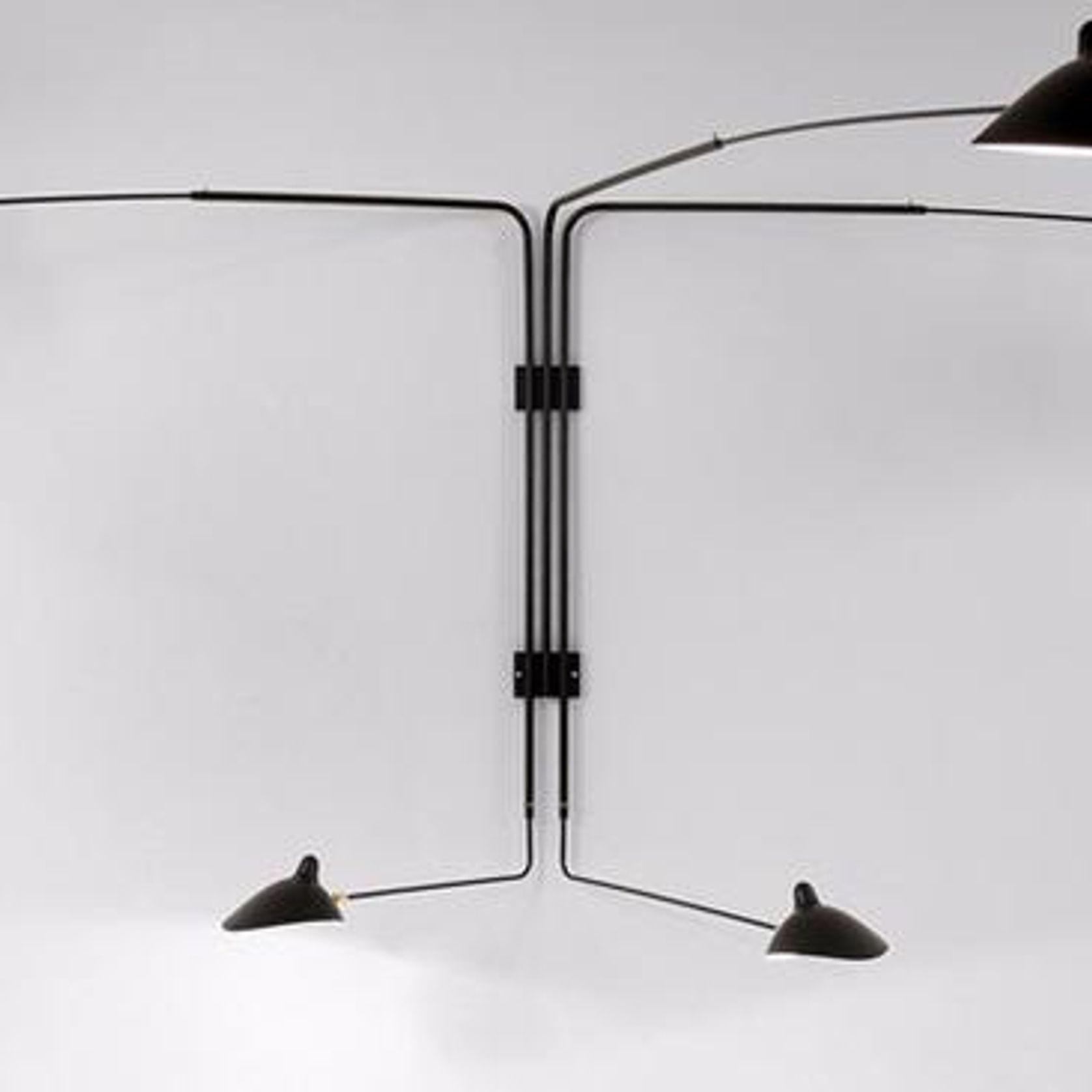 Applique 5 Bras Pivotants Wall Lamp by Serge Mouille gallery detail image