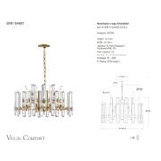 Visual Comfort AERIN Bonnington Chandelier gallery detail image