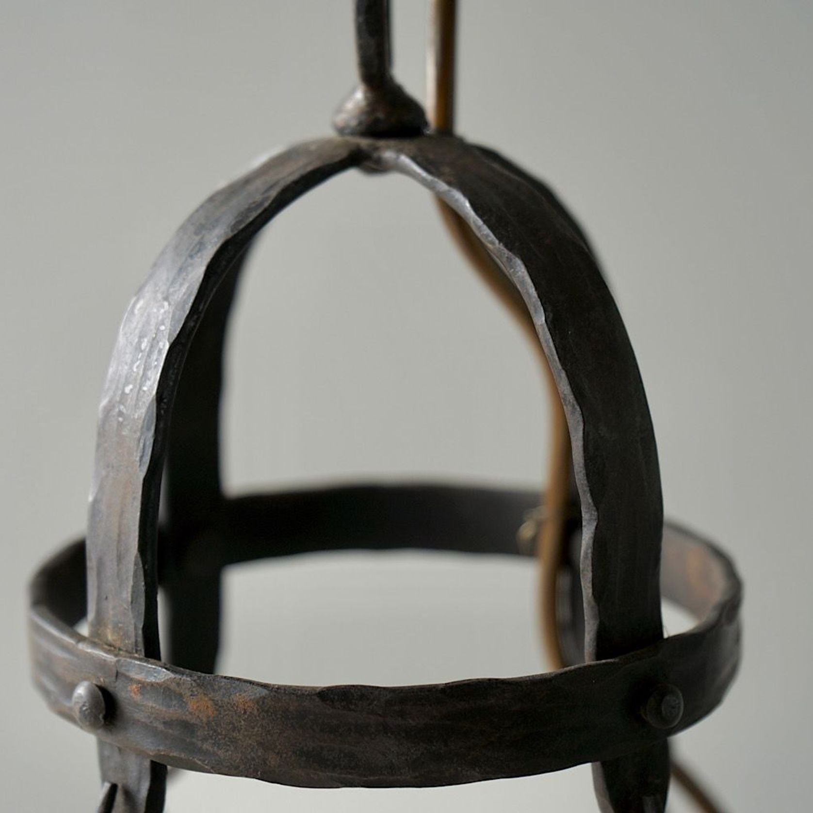 French Wrought Iron Chandelier gallery detail image