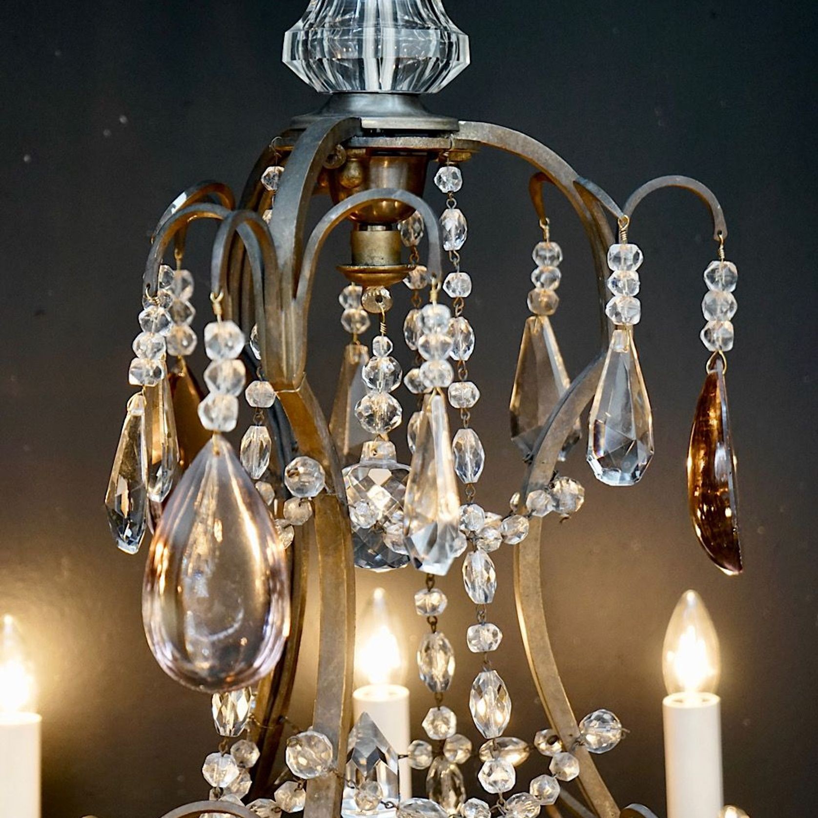 Large Antique French Chandelier gallery detail image