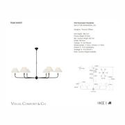 Visual Comfort Thomas O'Brien Piaf Oversized Chandelier gallery detail image