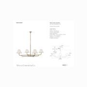 Visual Comfort Marie Flanigan Rigby Grande Chandelier gallery detail image