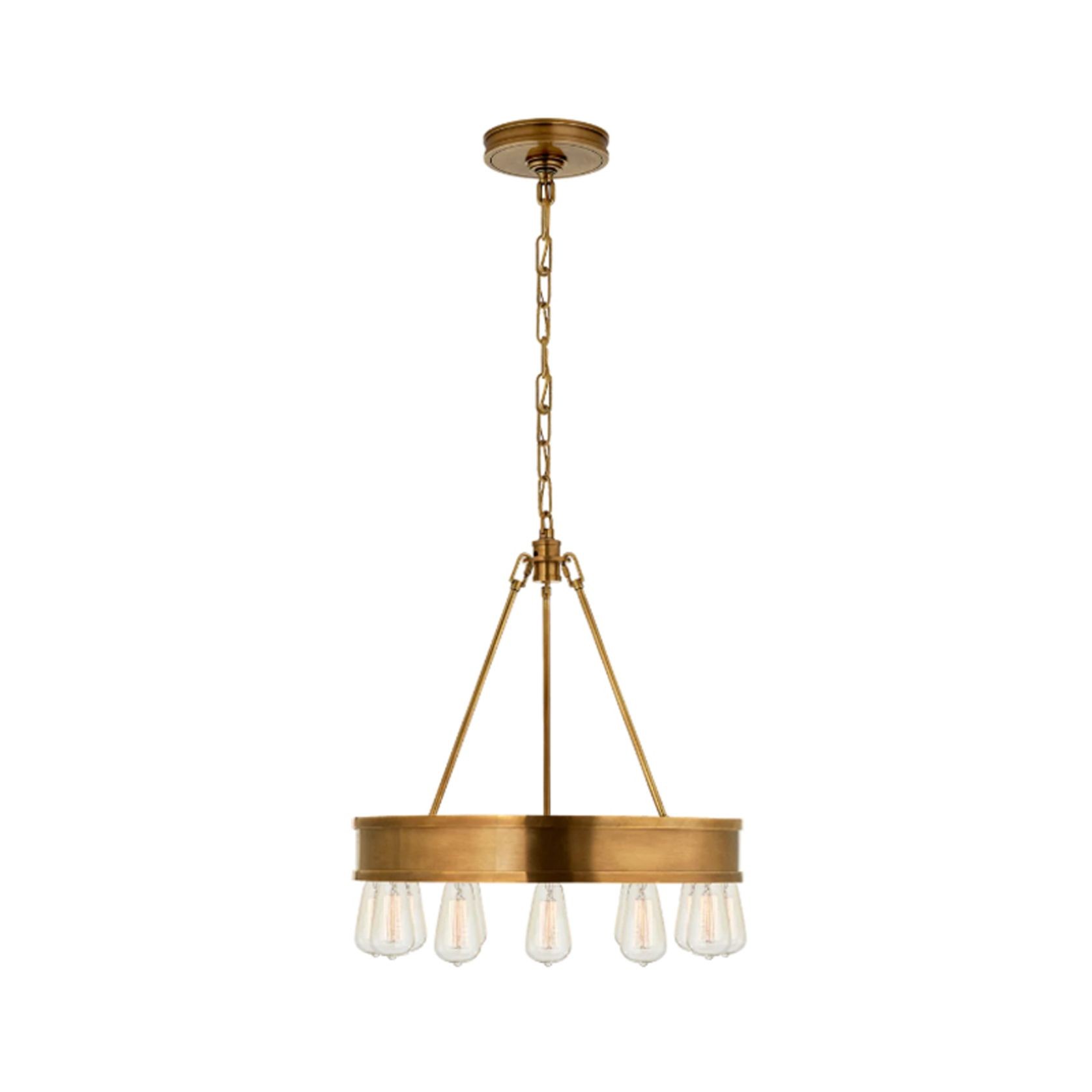 Roark 20″ Modular Ring Chandelier – Brass gallery detail image